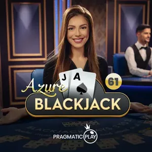 Azure Blackjack live casino game at Britisino casino
