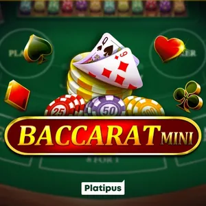 Baccarat Mini live casino game at Britisino casino