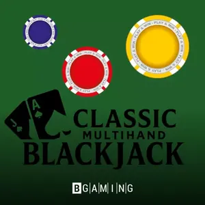 Classic Multihand Blackjack live casino game at Britisino casino