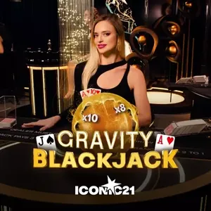Gravity Blackjack live casino game at Britisino casino