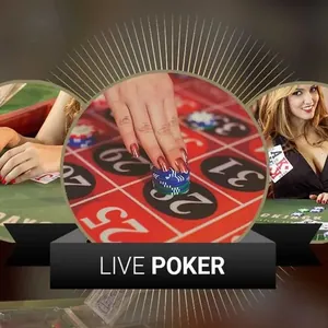 Live Caribbean Poker live casino game at Britisino casino