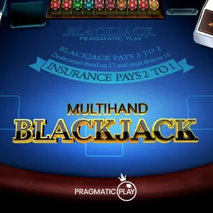 Multihand Blackjack live casino game at Britisino casino